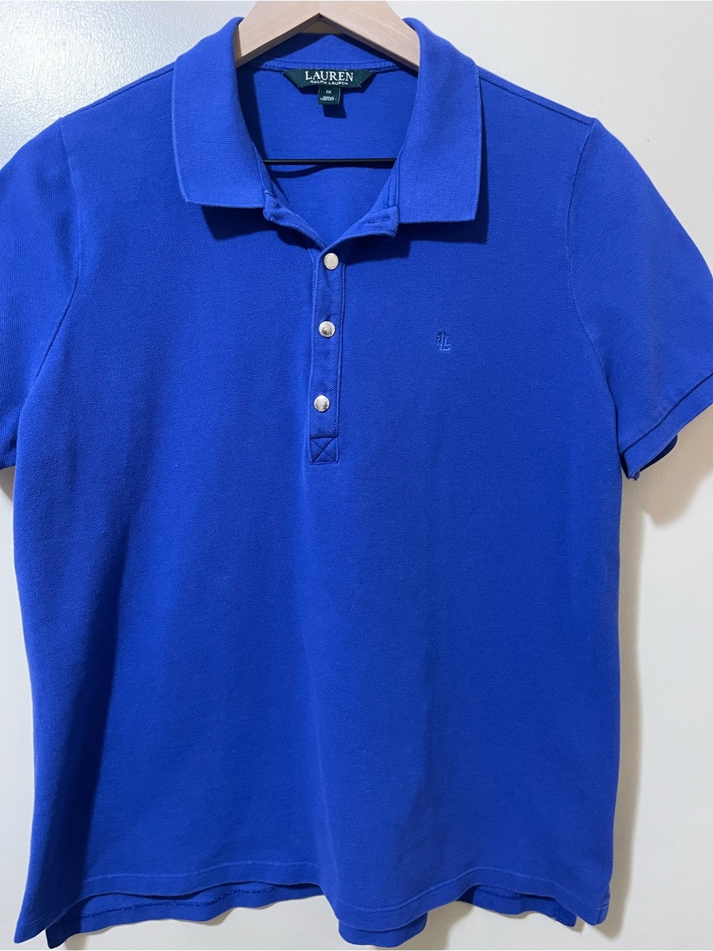 Ralph Lauren Women’s Royal Blue Polo Shirt Size 1X